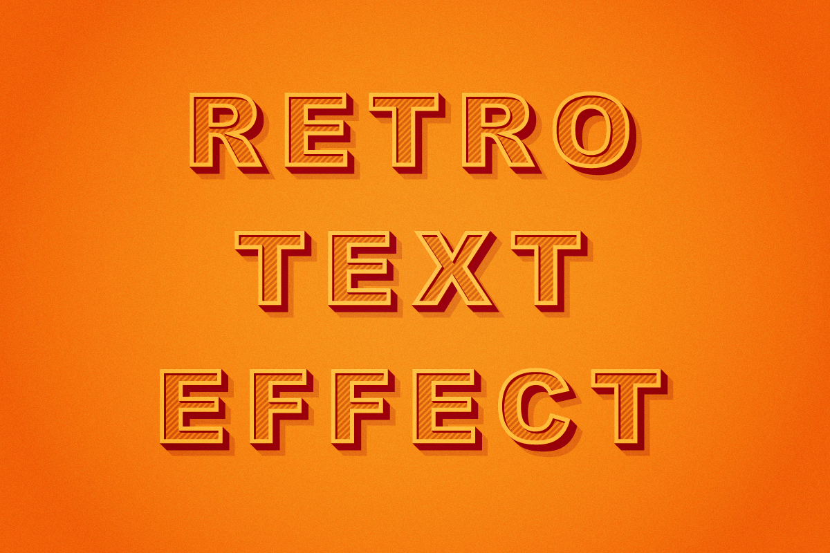 Illustratorでレトロなテキストエフェクトを作る方法